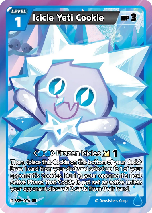 Icicle Yeti Cookie
