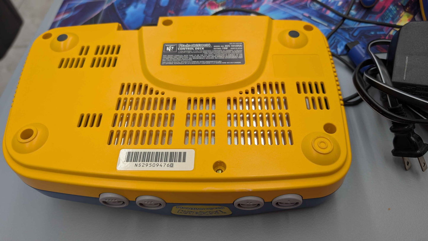 Nintendo 64: Pikachu Edition (N64-US) - No Box