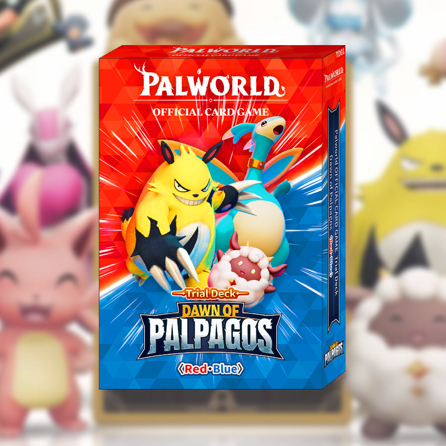 Palworld Official Card Game: Dawn of Palpagos - Trial Deck 01 (Red & Blue)