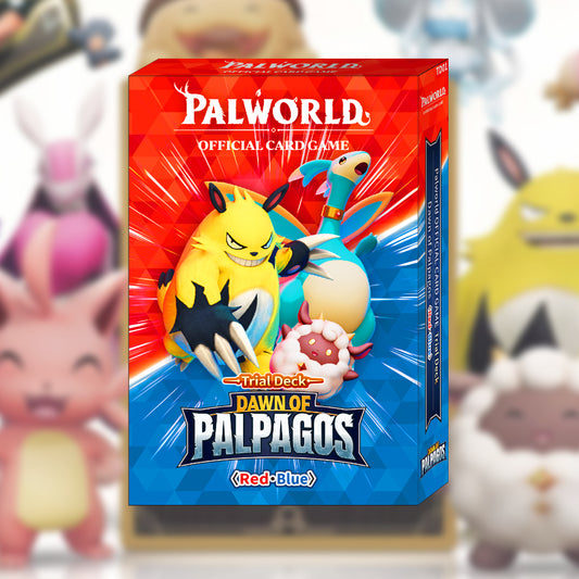 Palworld Official Card Game: Dawn of Palpagos - Trial Deck 01 (Red & Blue)