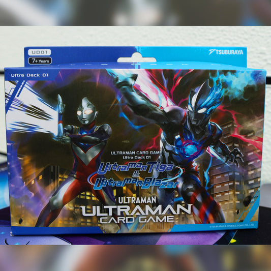 Ultraman Card Game (UD01): Ultra Deck 01 | Ultraman Tiga & Ultraman Blazar