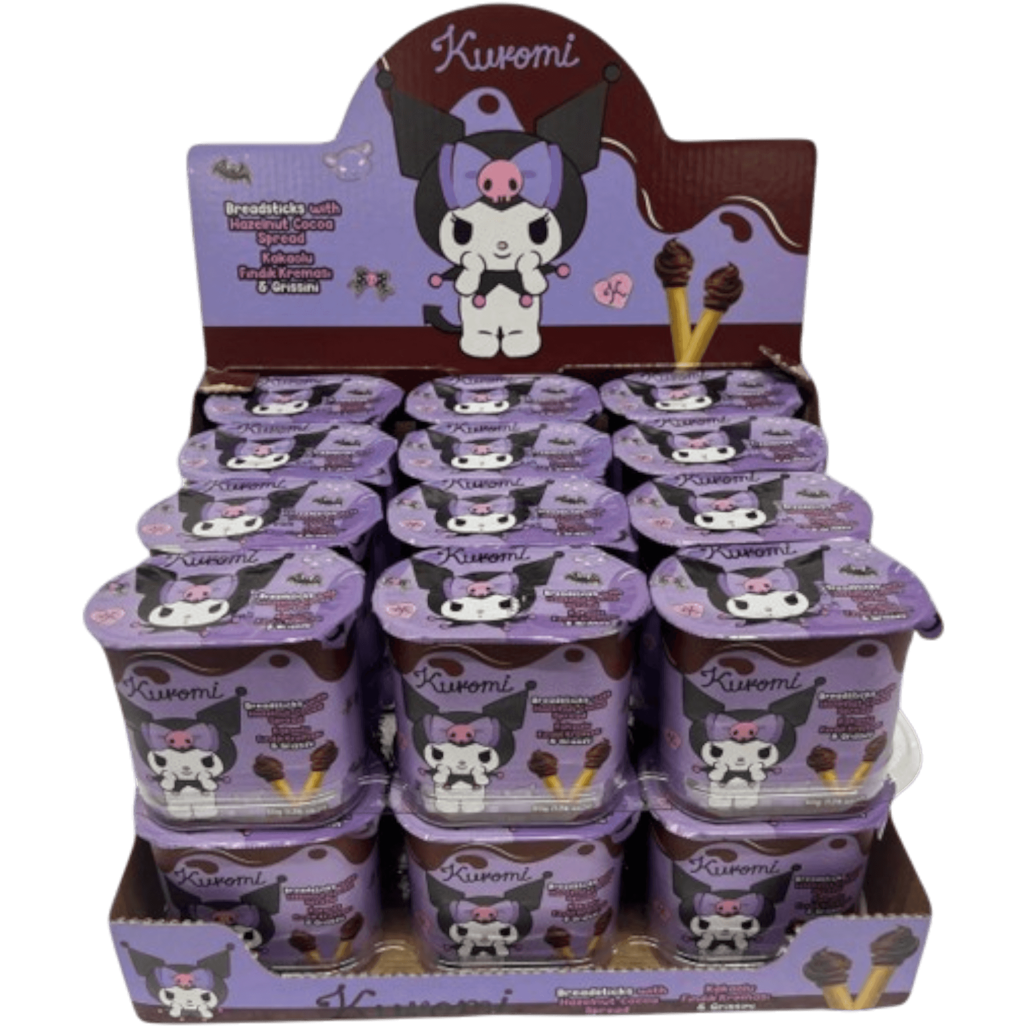 Kuromi Breadsticks with Hazelnut