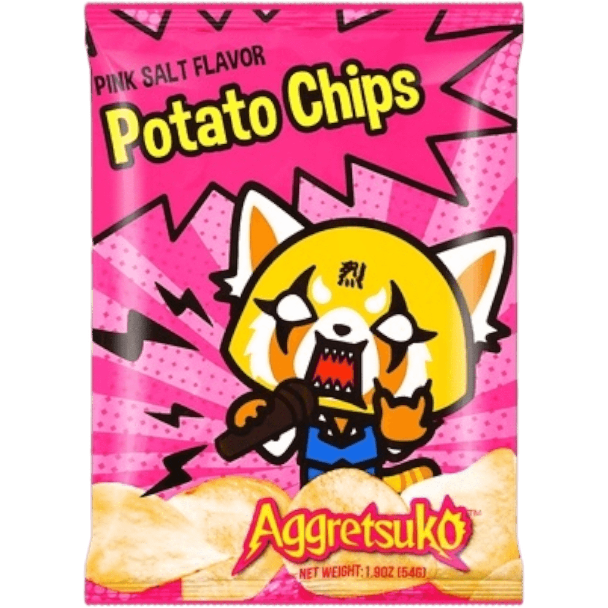 Aggretsuko Pink Salt Chips