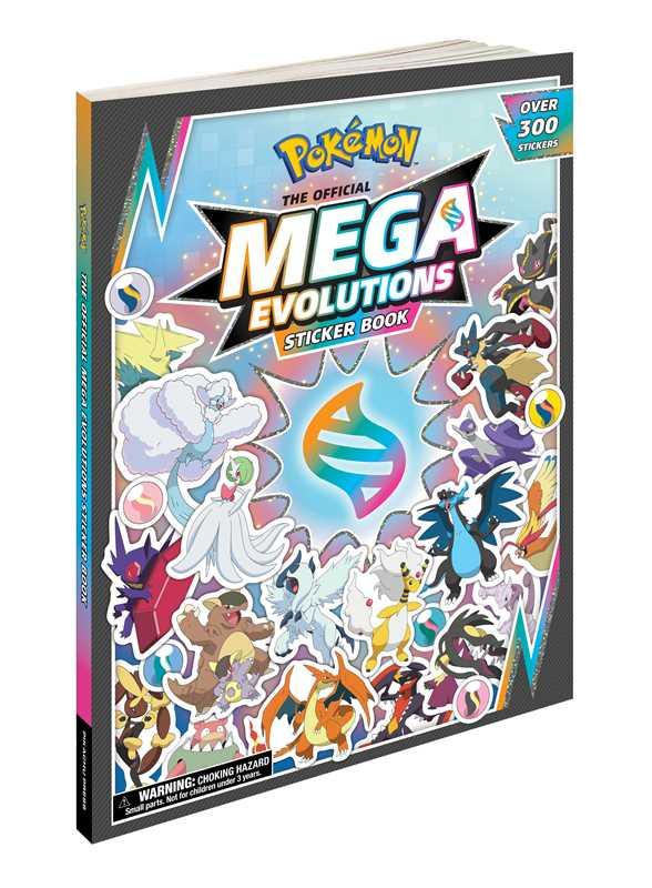 Pokémon The Official Mega Evolutions Sticker Book by Pikachu Press
