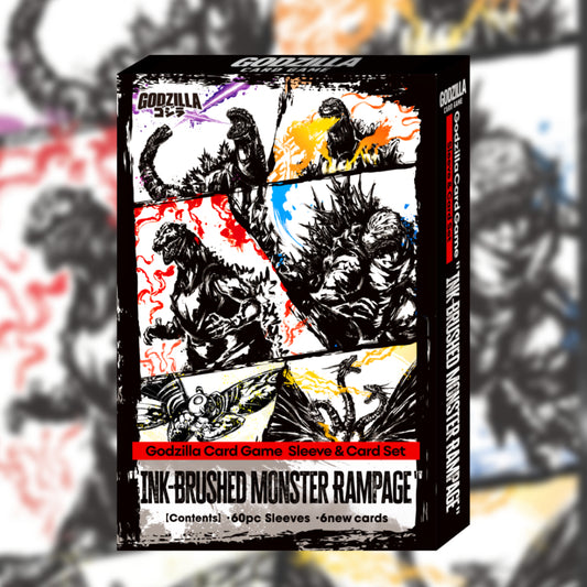 Godzilla Card Game: Ink-Brushed Monster Rampage Sleeve & Card Set (PREORDER 07/02/26)