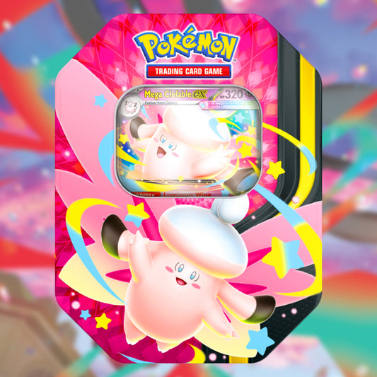 Pokemon TCG: Mega Moonlit Tin (Mega Clefable)