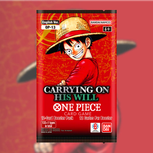 One Piece Card Game: Carrying on his Will [OP-13] Booster Pack