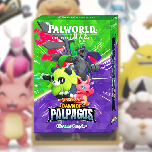 Palworld Official Card Game: Dawn of Palpagos - Trial Deck 02 (Green & Purple)